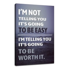 PSYYSP Motivational Wall Art Inspirational Poster Inspiring Canvas Painting P...