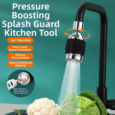 Kitchen Faucet Filter Extender with 360 Degree Swivel and 3 Flow Options