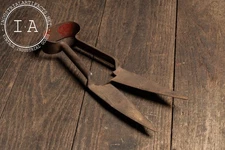 Early Iron Sheep Shears with Loop Handle