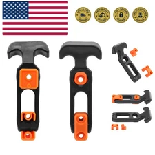 2 Pcs 4.3 Inch Rubber T-Handle Latch with Vibration Dampening for Tools & Carts