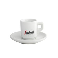 Segafredo Caffe Espressotasse mit Unterteller - Sonderpreis - B-Ware