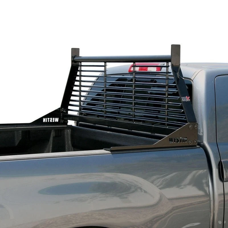 For Chevy Silverado 2500 HD 2001-2023 Westin 57-8025 HD Black Headache Rack Foto 3 de 4