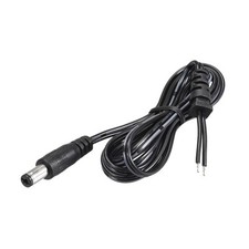 2packs 1.2M/4FT 4.0mm x 1.7mm 2A Male Plug DC Power Adapter Connector Cable Cord