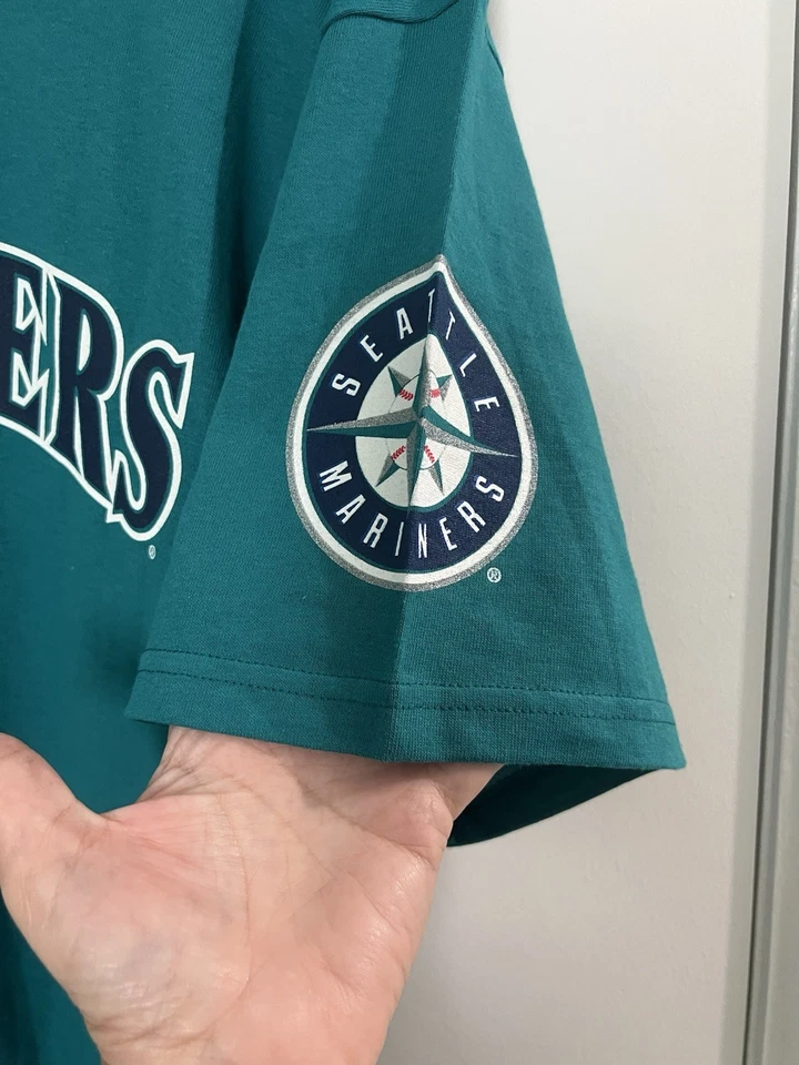 NUEVO CON ETIQUETAS ROBINSON CANÓ Seattle Mariners MLB #22 GRANDE L/G Majestuosa Camiseta Genuina Foto 3 de 4
