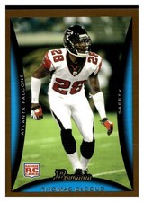 Bowman Gold Rookie Thomas DeCoud #144 2008 RC Falcons C5