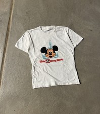Crazy True Vintage 70s/80s Walt Disney Land Mickey Tee Size Kids Large