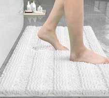 Bathroom Rug Mat 24 X 17, Non Slip and Super Absorbent Bath Mat,Machine Washable