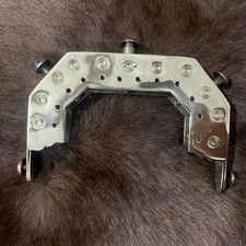 Polished Metal Sporran Cantle Frame with Celtic Rivet Detailing – Highland Kilt