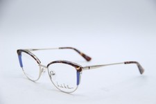 NEW NICOLE MILLER NMP824 C03 HAVANA BLUE AUTHENTIC FRAMES EYEGLASSES 48-16