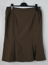 VERA MONT Traumhafter Satin Rock Braun Elegant Edel Zeitlos Größe 44/46 NEU!