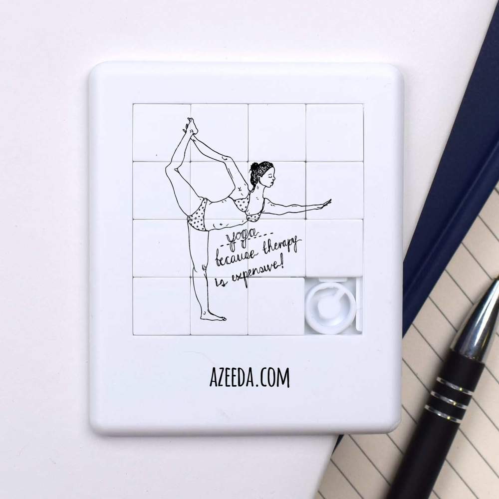 'Yoga Motif' Sliding Puzzle (PZ00005006)