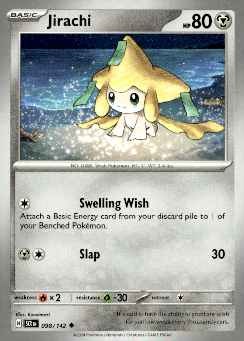 Jirachi Uncommon SV07: Stellar Crown 098/142 NM