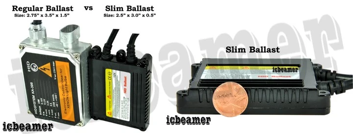 9007 HB5 6000K Crystal White Hi/Lo HID Conversion 35W Digital Ballast - Image 2 of 4