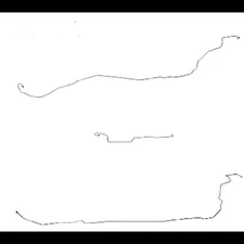 Intermediate Brake Line Kit Fits Chevrolet Cobalt 2005-2010 Stainless XIN0401SS