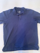 Tommy Bahama Blue Cotton Short Sleeve Polo Shirt Mens Size M