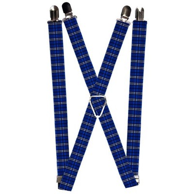 `Suspenders - 1.0`` - Plaid Navy` ACC NEW