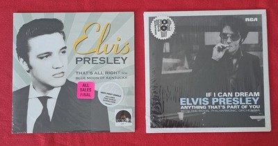 Elvis 45 Rare 2 x Record Store Day '' If I Can Dream & That's All Right'' USA New