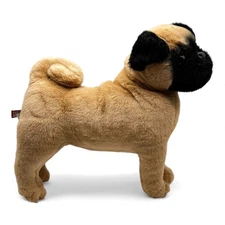 Douglas Pug Dog Puppy Plush Stuff Animal Free Standing Cuddle Toy Realistic 13"