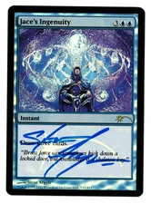 Jace's Ingenuity FNM Promos Foil signed by artist Steve Argyle!