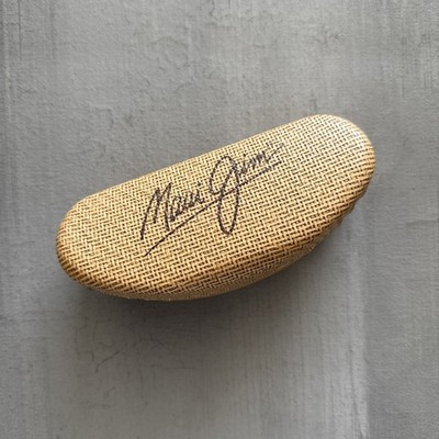 Maui Jim Sunglasses Large Clam Shell Hard Case Tan