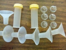 Preowned Medela Breast Pump Lot of Random Parts and Accessories