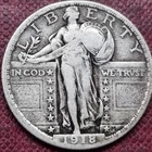 New Listing1918 Standing Liberty Quarter 25c Better Grade Strong Date #102315