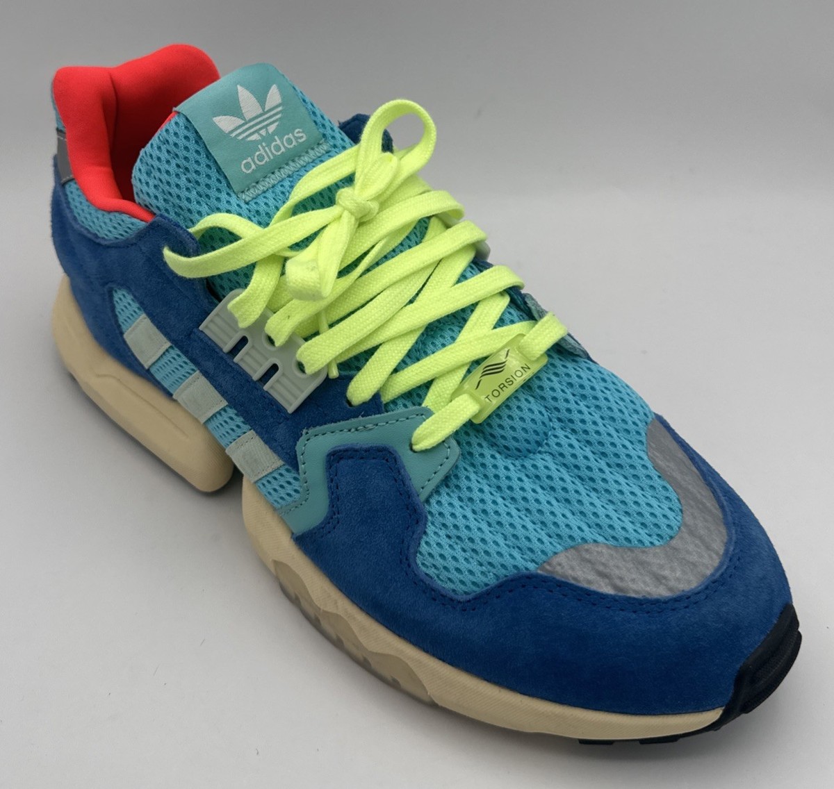 Adidas ZX Torsion Bright Cyan EE4787 - Men's Size 10 - Mint