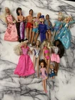 Huge Lot Of 14 Vintage Mattel Barbie Doll Ken & Outfits Animals And Accessories