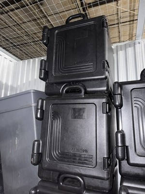 Cambro UPC300DB Front Load Insulated Food Pan Carrier, 4 Pan Non-Electric