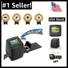 User-Friendly 135 Film Negative Scanner with Easy Slide Conversion - 1800 DPI