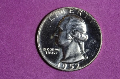 ESTATE FIND 1952 - PROOF Washington Quarter!! #N07984