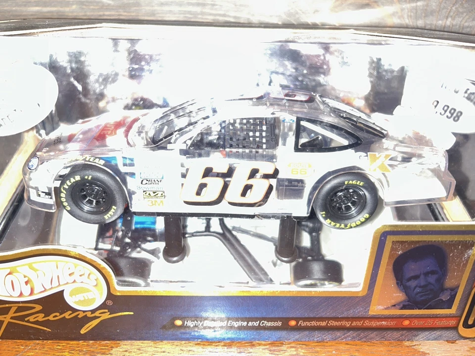 HOT WHEELS NASCAR 1/24 DIECAST SELECT CLEAR DARRELL WALTRIP #66 BIG K-MART NEW - Image 2 of 4