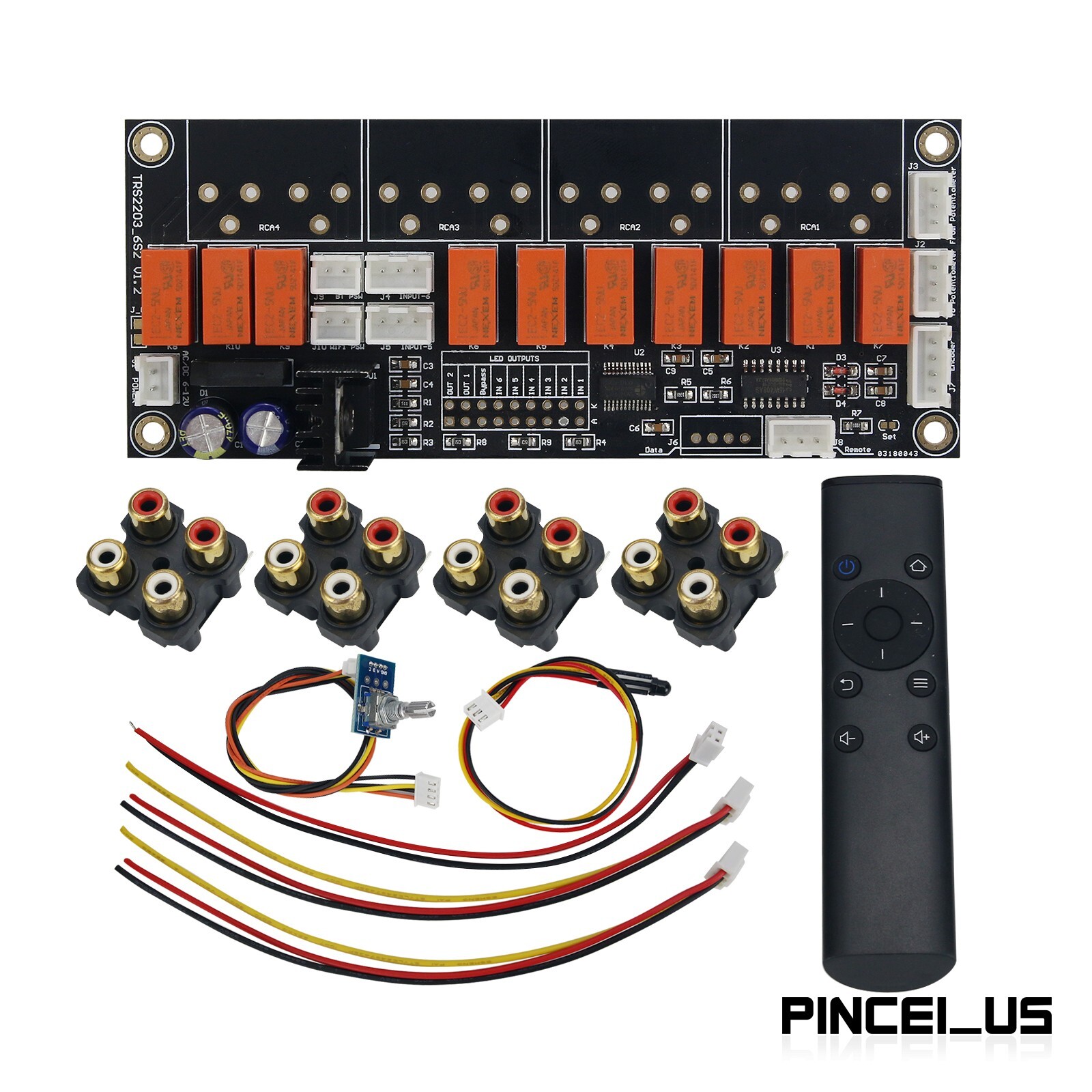 MZTRS Audio Source Switcher Audio Source Selector Support Remote