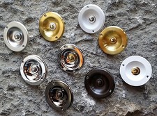 Klingel Klingeltaster Klingelknopf Klingelplatte - Auswahl - Metall rund 