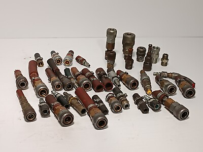 #ad #ad Lot of 38 Cut Hose Ends w Assorted Hose Stems Hose Stem Sockets Barbed Stems $74.99