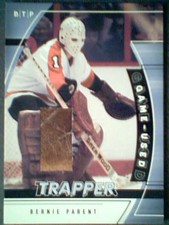 BERNIE PARENT  AUTHENTIC VINTAGE PIECE OF GAME-USED MEMORABILIA /60  SP