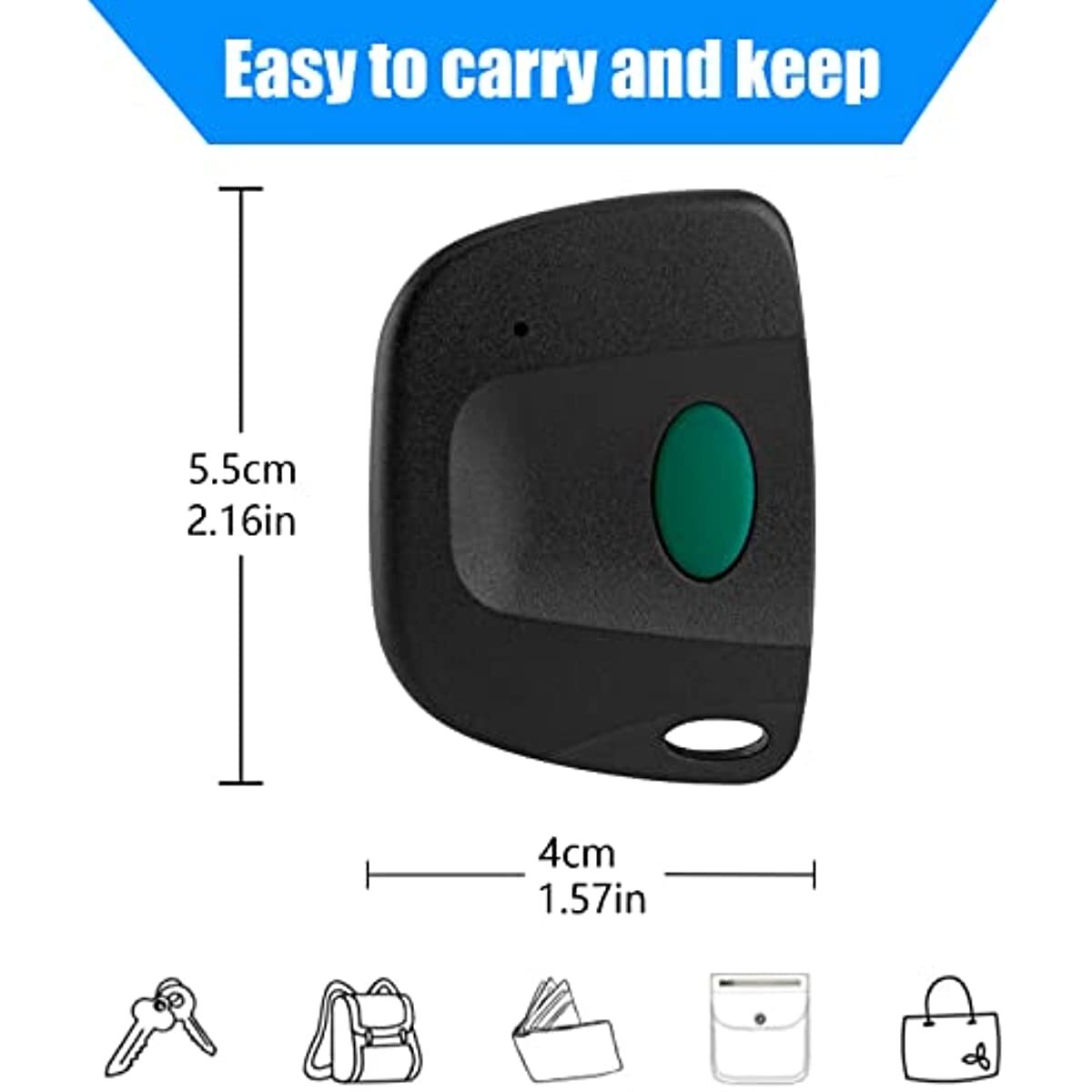 2 Pack 10-Dip Garage Door Opener Remote – Compatible With Stanley 1050/1082/105015/1094 D2001