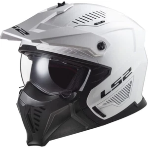 LS2 OF606 Drifter Open Face Motorcycle Helmet Gloss White
