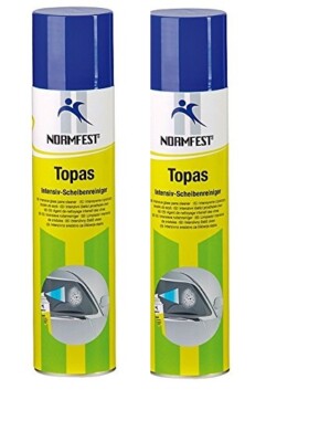 2x Normfest TOPAS Intensiv Scheibenreiniger Schaum Insektenentferner Cleaner