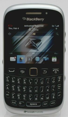 Blackberry 9310 Curve BLACK Smartphone for Boost Mobile Keyboard 3G Grade A - Afbeelding 1 van 7