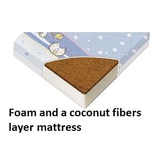 Luxury convertible 3in1 baby bed/cot Lorelli Trend+ in various colour combos - Image 3 of 4