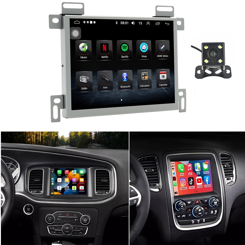 8.4"" Fit For Dodge Challenger 2015-2023 Stereo Radio 4+32GB GPS Carplay W/Camera