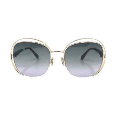 Roberto Cavalli RC 1119 32B Gold & Black Round Metal Sunglasses Frame 57-20-140