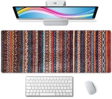 Cute Desk Mat Turkish Carpet Pattern Desk Pad XL Large Mouse Pad Big Full Des...