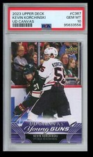 2023-24 Upper Deck Young Guns UD Canvas  PSA 10 Kevin Korchinski Rookie #C367