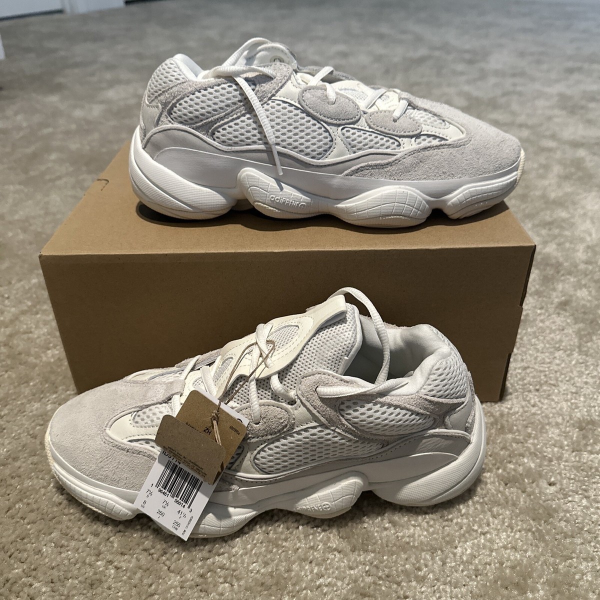 adidas Yeezy 500 Bone White - Size 8 | eBay
