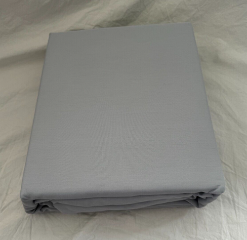 4 pc Calvin Klein 100% Cotton Solid Blue Cal. King Sheet Set NIP - Picture 7 of 12