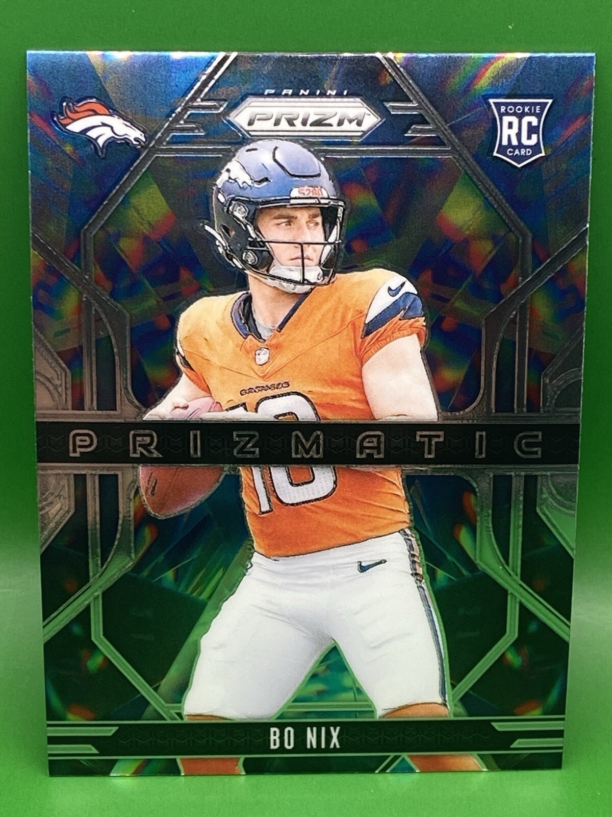 2024 Panini Prizm - Prizmatic #11 Bo Nix RC Denver Broncos