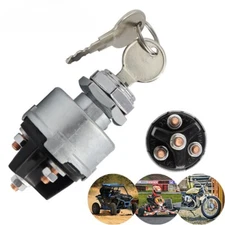 4-Position Universal Ignition Key Switch 12v for Tractor Forklift  Truck