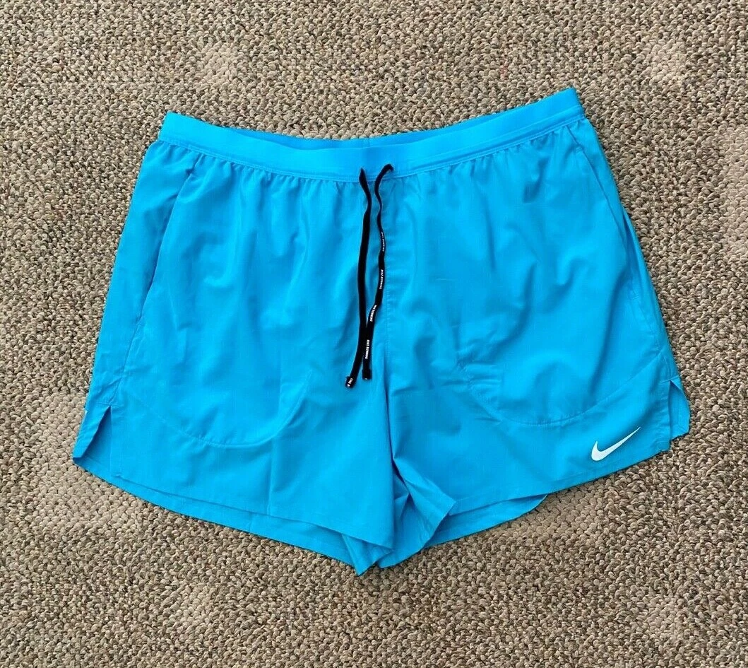 Nike Flex Stride Mens Brief 5 Running Shorts Chlorine Blue Size